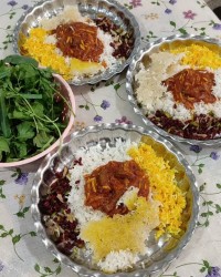 قیمه نثار (غذای نذری برای اعضای خانواده خودم)