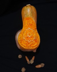 حکاکی روی کدو