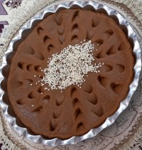 حلوا سه آرد با شیره انگور