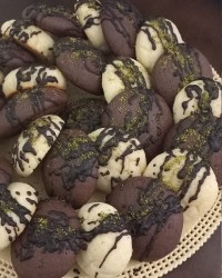 کوکی شکلاتی و وانیلی