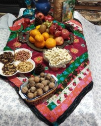 سفره یلدای مادرم