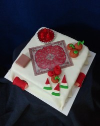 کیک کرسی یلدا