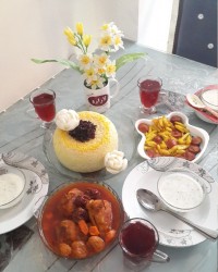 مرغ آلو ورق بزن دوست گلم