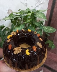 کیک موکا با سس مخصوص