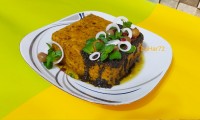 پوره سیب زمینی با روغن زیتون