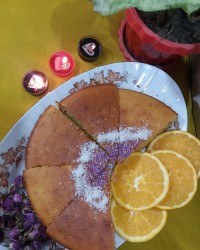 کیک پرتقالی معطر