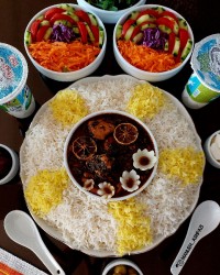 قرمه سبزی با مرغ