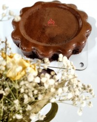 فلن کیک شکلاتی