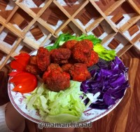 قارچ سوخاری با پرک سوخاری خونگی