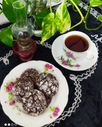 کوکی ترک دار شکلاتی