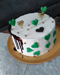 کیک دخترانه سفارشی اولین سفارش