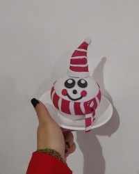 کیک آدم برفی