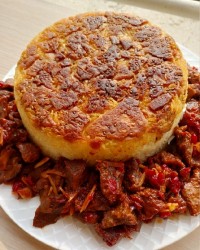 خورشت خلال بادام (کرمانشاهی)