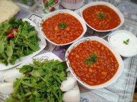 خوراک لوبیا کنسروی