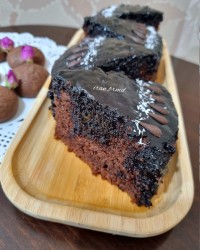 کیک شکلاتی خیس