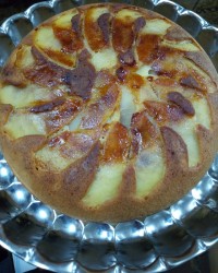 کیک سیب برگردان