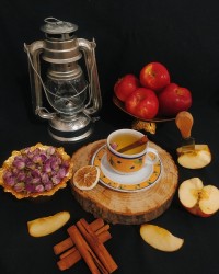 دمنوش سیب و دارچین