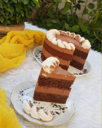 موس کیک شکلاتی