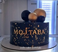 کیک مشکی مردانه