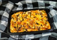 پینزا قارچ و مرغ