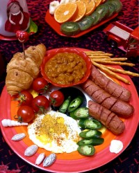 صبحانه انگلیسی. (کپشن پلیز)