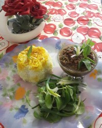 خورش اسفناج و ماش (ماش پتی محلی خودمون)