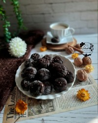 کوکی بدون کره وتخم مرغ