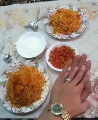 ماکارونی کنار عشق جان