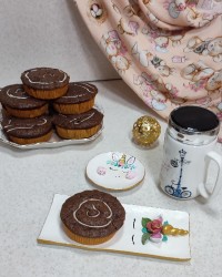 کاپ کیک شکلاتی آسان