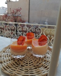 کرم چیز خرمالو