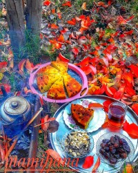 کیک کشمشی چای آتیشی (حتماورق بزنید)