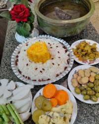 فسنجون گیلانی باگوشت اردک