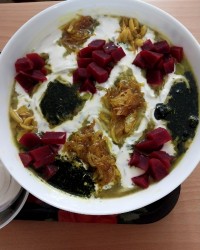 اش رشته من در روز برفی