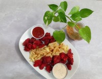 مرغ پاپ کورنی