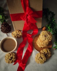 کوکی جو دو سر و کشمش