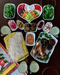 ماهی سرخ شده روز زن مبارک عزیزانم