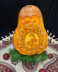 حکاکی روی کدو