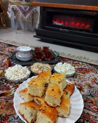 کیک کشمش و گردو