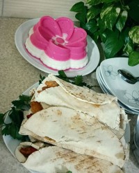 شاورمای مرغ به سبک خاورمیانه