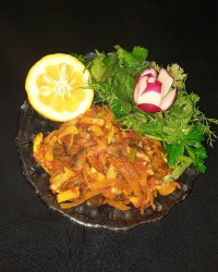 خوراک قارچ و کدو سبز