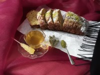 کیک هل وگلاب وزعفران/ دمنوش آویشن