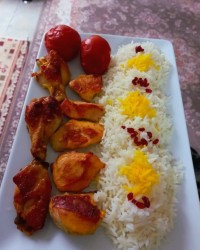 مرغ سرخ شده
