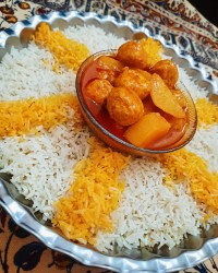 خوراک کله گنجشکی با مرغ
