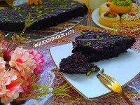 کیک کاپو چاکلت گردویی