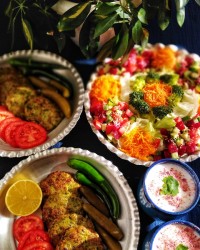 کوکوی مرغ و بروکلی