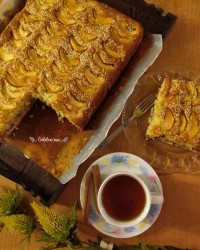 کیک سیب و نارگیل