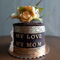 کیک گلدانی روز مادر