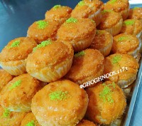 دالاس با مغزی گردو و زرشک