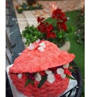 کیک باکس گل قلبی :)