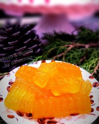 مربای کدو تنبل با آهک